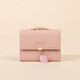 YUYULA cowhide short women's wallet mini coin purse multi-card slot multi-functional wallet wallet women's light luxury clutch bag