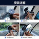 LNGA LANDGRE German imported high-quality suction cup in-car baby observation car rear rearview mirror wide-angle tricycle reversing mirror small mirror 9.5 cm glue-injected suction cup single