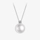 Authentic natural South Sea Australian white pearl pendant. Princess Diana's necklace is perfectly round and flawless with strong light. Princess Diana's Australian white pearl 12MM. Free silver chain with certificate.