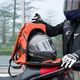Albers motorcycle riding backpack helmet bag full-face helmet backpack water-repellent Xiaguang Orange-upgraded version enlarged