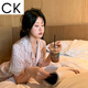 CK蕾丝条纹冰丝睡衣女春夏ins风高颜家居服可外穿 LW-9207【面料】 L 【建议100-115斤】