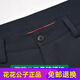 
Playboy (PLAYBOY) high-end pure cotton casual pants for men loose high waist middle-aged business middle-aged and elderly daddy summer thin long pants fashionable thin style 6629-20 dark blue near black elastic 38