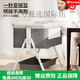 Ullop Crib Multifunktionales Bett Bewegbares Spleißen Baby Bett Baby überreden Artefakt Neugeborene Cradle Cradle-Style-Spleißbett [braune Matte + Windelstisch]