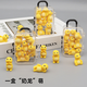Mini dessin animé Little Milk Dragon Ging Ging Gadget Doll Ornements Toys de la voiture de bureau et petits cadeaux pour les enfants. Vraie couleur mignon petit lait dragon 30 ensembles