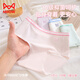 Catman girl underwear, girls' triangle shorts, medium and large children's girls' seamless underwear, developmental period children's students' large size shorts, mixed colors 4 pieces, individually packaged + whole body 10A antibacterial 145 (M) recommended weight 55-70Jin Jin equals 0.5 kg