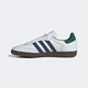 Chaussures adidas pour femmes 2025 Spring Nouvelles chaussures T-Toe Retro Genius Shoes Vl Court 3.0 Sports Chaussures IH4882 / White / Green / Dark Blue 36.5