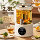 Chigo health bucket faucet health kettle large capacity 304 stainless steel heating plate kettle split electric kettle flower teapot thermostatic kettle 2.8L health bucket (with 304 extended tea drain)