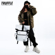 Sac à dos japonais à la mode à la truffe pour hommes, élèves de grande capacité du secondaire, étudiants ,bag, sac à dos, sac à dos de voyage informatique pour femmes, FG-Light Luxury Black + MA