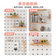 Anya solid wood hole board custom wall storage rack wooden storage wall hanging entry entrance display rack bookshelf partition