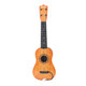 Shantoulin Village 21-inch children's ukulele beginners' entry-level small guitar toy musical instruments that can play kindergarten elementary school students 25-inch six-strings-small guitar-children's version-sunset yellow