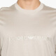 Armani T-shirt Spring and summer new men's short-sleeved simple casual round neck short-sleeved T-shirt top Men's Beige EM001070 AF13747 U1098 S