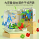 Shantou linun vis vis jouet tool’s tools tool box driot électrique peut être amovible assemblage intellectuel garçon bébé 209 pièces box à double face + tournevis électrique gratuitement