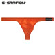 G-STATIONGS high elastic soft comfortable breathable men's thong 3D protruding bag sexy fashionable tight thong men's underwear black XL