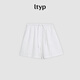
Original travel products ltyp imported from France 100% linen literary shorts white loose drawstring casual shorts for women Crescent white (expected to ship in 10-15 days) M