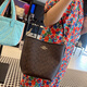 蔻驰（COACH）美国代购 CITY 女士单肩斜挎水桶包 直邮 CT800  IMXBO粉边拼LOGO 美现