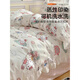 Yalu Pure Cotton Vier-Tiefe-Set-Prinzessin-Stil Bettwäsche Volles Baumwollkoreaner-Spitzen-Quilt-Deckung Kinderblätter und Bettrockstil Schatz KT [rein