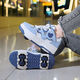 2025 Nouveaux chaussures de déchaînement pour enfants Chaussures garçons quatre roues baskets filles doubles roues patins peuvent marcher et détachable 9921 Black Four Roues Suivez le premier expédition 31 Code standard