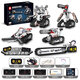 Fernbedienungskontrollwissenschaft und Bildungssammlung China Building Blocks App kleine Partikel Kinder elektrische Programmierroboter Toys Boy Geschenk 6174 Bluetooth Audiogitarre 500 Partikel