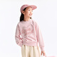 Annil children's clothing girls' round neck long-sleeved sweatshirt 2025 autumn new style printed sweet sequin casual stretch top