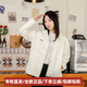 安德玛（Under Armour）纯色户外训练健身梭织连帽夹克女款米白色 米白色 XS