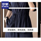 罗蒙（ROMON）宽松遮肉套装女夏款时尚减龄天丝短袖上衣+九分阔腿裤两件套 黑色两件套 2XL 【135-155斤】