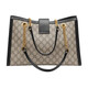 Gucci (g) Ancient (G) Sage d'épaule GG Series GG pour copine cadeau / ébène beige / ebony white edge 479197khnkg9761
