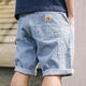 Carhartt flat Cahart wash black work denim shorts Black 6623 28