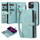 Optimales iPhone 15 Mobiltelefonhülle Multifunktionales Mobiltelefongehäuse Apple 14 Brieftasche Mobiltelefon Hülle IP16 Flip Black iPhone 16