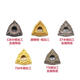 
Huilid Toshiba CNC blade CNC blade peach blade WNMG080408/04/12-TM T9215/9225 WNMG080412 T9225 Steel parts semi-finished car