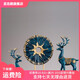 Long Xunhe light luxury European wine cabinet living room office desk model room ornaments simple modern home decoration handicraft decoration EKD3897G jade green