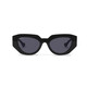 Gucci (Gucci) Schmaler Rahmen Trend Gucci Sonnenbrille Frauen erweiterte Tempel Retro Sonnenbrillen Sonnenschutzgläser GG1421S Geschenk GG1421S-001