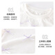 Yoyo One (Yoyo One) Girls Kurzärmelige Anzug 2025 Neue Sommer Dünn Kinder Internet Celebrity Street Summer Anzug Mädchen Junior High School Schüler Sommer 15290 Lila + 9889 White 170 170 cm