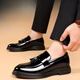 KIDS Spider King Leather Shoes The same style for men's new soft sole footwear men's leather shoes Black 9926 38