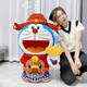 Nette Doraemon Blue Fett Plug-In-Bausteine ​​für Erwachsene 3D dreidimensionale Montage-Puzzlespielzeuggeschenkschmuck Brown CT5012 Fuchs Kaninchen