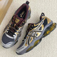 亚瑟士（asics）gel quantum Kinetic耐磨防滑低帮男跑步鞋黑白运动鞋 1203A270-022【银灰色】 42