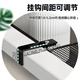 婴儿床床边挂篮围栏床头置物架挂袋收纳筐篮宝宝尿不湿尿布收纳盒 1个装白色短款(调节款)
