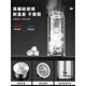 HEENOOR glass cup single-layer thickened large capacity water cup for business men 2025 new tea water separation tea cup 695ml ring lifting model large capacity cup with cup set cup brush
