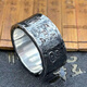 RSRDDY999 sterling silver pure silver retro open crape myrtle taboo Bagua Taoist Duobao ring ring men and women ring ring finger Duobao picture same style