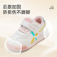 Terranis Autumn and Winter New Toddler Shoes Girls' Soft Soled Functional Shoes Boys Baotou Baby Shoes Mesh Breathable Bread Shoes White-Pink Spring and Autumn-Microfiber 23 Inner Length 15cm Foot Length 14.0cm