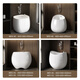 
KOHLER Household mop pool balcony bathroom foot bath pool ceramic mop pool M1049 white [49x38x40cm] single-pot stock