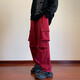 Pantalon de travail multicolore violet
