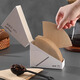 Mongdio coffee filter paper coffee filter paper hand brew v60 filter paper filter drip American coffee machine fan-shaped coffee paper 101# conical filter paper 50 pieces boxed with measuring spoon