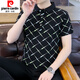 Pier Cardin 2025 Sommer neues Polo-Hemd kurzärmelige Männer schlanker Revers halbärmelig T-Shirt Herren T-Shirt Top F9226 Khaki M.