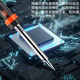 Haoli hot code artifact hot cigarette code hot code ironing pen scraping code removal heat transfer electric soldering iron household hot hole machine 40w (flat head) width 3.9MM hot cigarette code recommended