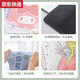 蓝彩何莫兰迪鼠标垫简约可爱电脑护腕垫女生办公桌电竞键盘垫学生书桌垫 GE-5155 4mm260x210mm