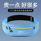 Pu Lian summer running mobile phone bag sports waist bag arm bag men's and women's fitness equipment small bag light and waterproof invisible belt Hepburn black 7.2 inches light and breathable small size one size