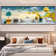 Yonghuan bedroom bedside painting stickers self-adhesive decoration painting hotel hotel homestay living room sofa background wallpaper mural stickers home and wealth -th-1391 No. 1 width 90cx height 30c