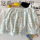 Conjunto de tres piezas de pijamas de oso de cerezo para mujeres en el verano Cloud de algodón de algodón de algodón suelto de algodón de algodón suelto de algodón de verano