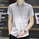
Jian Danrou 25 Guangdong Puning men's shirts for men, high school students, summer, Hangzhou four seasons, Guangzhou thirteen lines short-sleeved style 844 khaki M