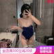 
Manyan sexy underwear Japanese onesie swimsuit dead library sexy thin transparent milk silk women's suspender tights swimsuit picture color [not including socks]